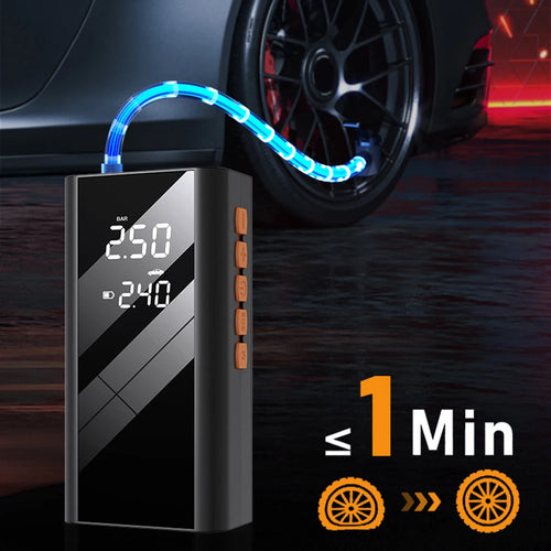 Arrancador de coche y bomba de aire portátil