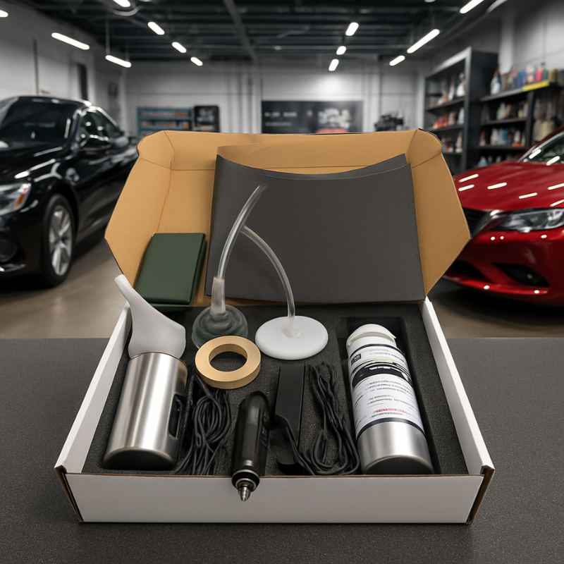 Kit de pulido quimico para faros de coche